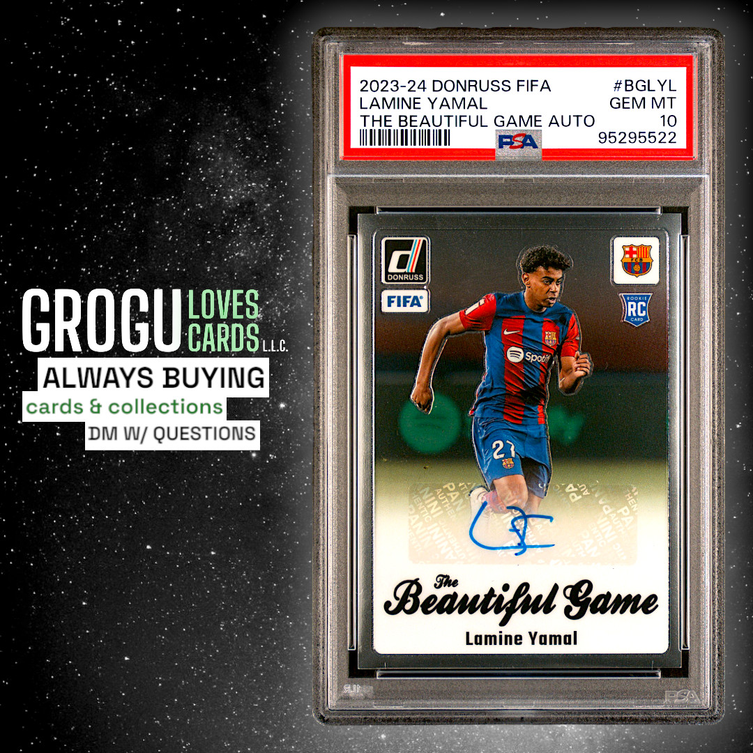 2023 Donruss FIFA - LAMINE YAMAL #BGLYL Beautiful Game Auto - PSA 10 RC