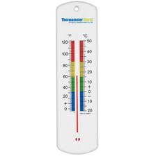 Taille L 240 mm Thermomètre mural Serre de jardin Home Office pièce CODE COUL...