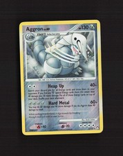 Aggron 1/123 Mysterious Treasures Reverse Holo Pokemon Card MP