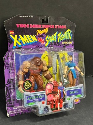 1998 ToyBiz X-Men Vs Streetfighter Chun Li Vs Juggernaut Video
