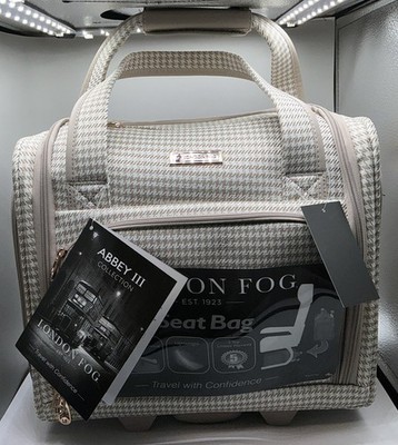 London Fog ABBEY III Collection 15  Under Seat Rolling Carry On Luggage T05185