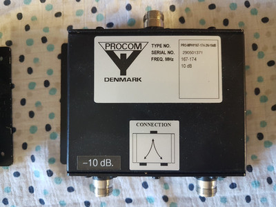 PROCOM HF Koppler Splitter Combiner Tapper N- male