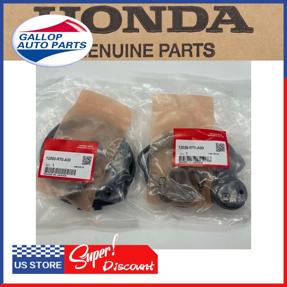 NEW Honda Acura 08-17 PILOT MDX V6 FRONT/REAR Valve Cover Gasket Set US
