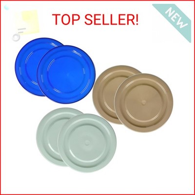 Luminarc Arc International 6 Working Glass Assorted Lids, Multi-Colored