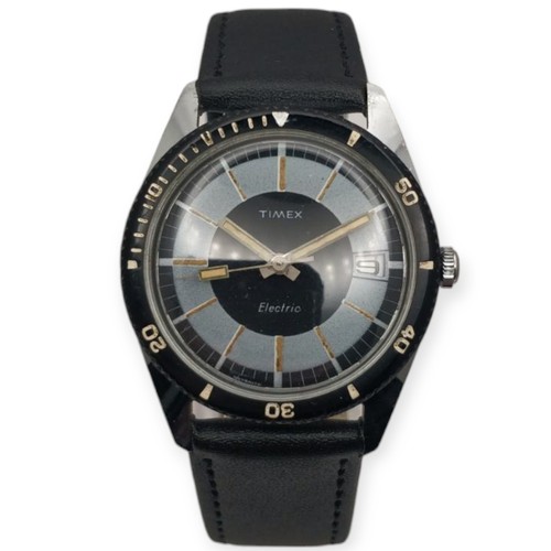 Timex electric 35mm 1970 électromécanique LEBROCANTHEURE MONTRE VINTAGE WATCH - Photo 2 sur 5