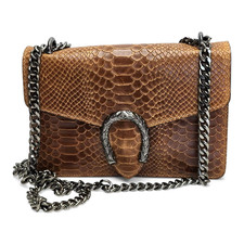 Vintage Italian Leather Crossbody Bag, Borse in Pelle, Made in Italy, Horseshoe