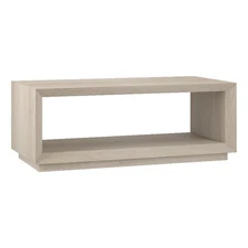 Henn&Hart 47.5" Alder White MDF Coffee Table