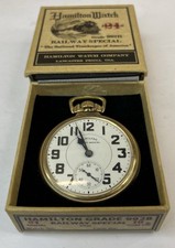1947 Hamilton Railway Special Pocket Watch 21 Jewel Grade 992B C235461 10K GF