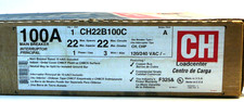 Cutler Hammer CH22B100C Load Center 22 Space 22 Circuit 100A 120/240VAC