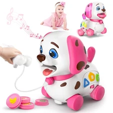 Musical Toys for 1 Year Old Girl Gifts, Bilingual Baby Toys 6-12-18 Months, Firs