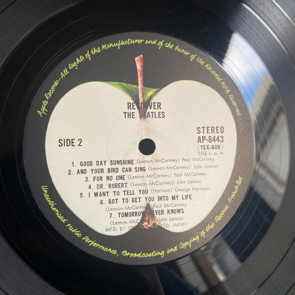 BEATLES - REVOLVER AP-8443 1969 JAPAN VINYL 12" LP ALBUM NM/M - Image 3 of 4