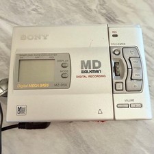 Sony MZ-R50 MiniDisc Recorder Digital Mega Bass For Parts Japan