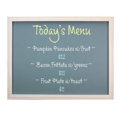 24'' x 36'' Wood Framed Green Chalkboard Large Surface Wall Decor Chalkboard Sign