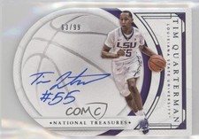 2016 National Treasures Collegiate Basketball 63/99 Tim Quarterman #43 Auto 1s6