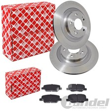 FEBI BREMSSCHEIBEN 302mm + BELÄGE HINTEN passend für Mitsubishi ASX Outlander 3