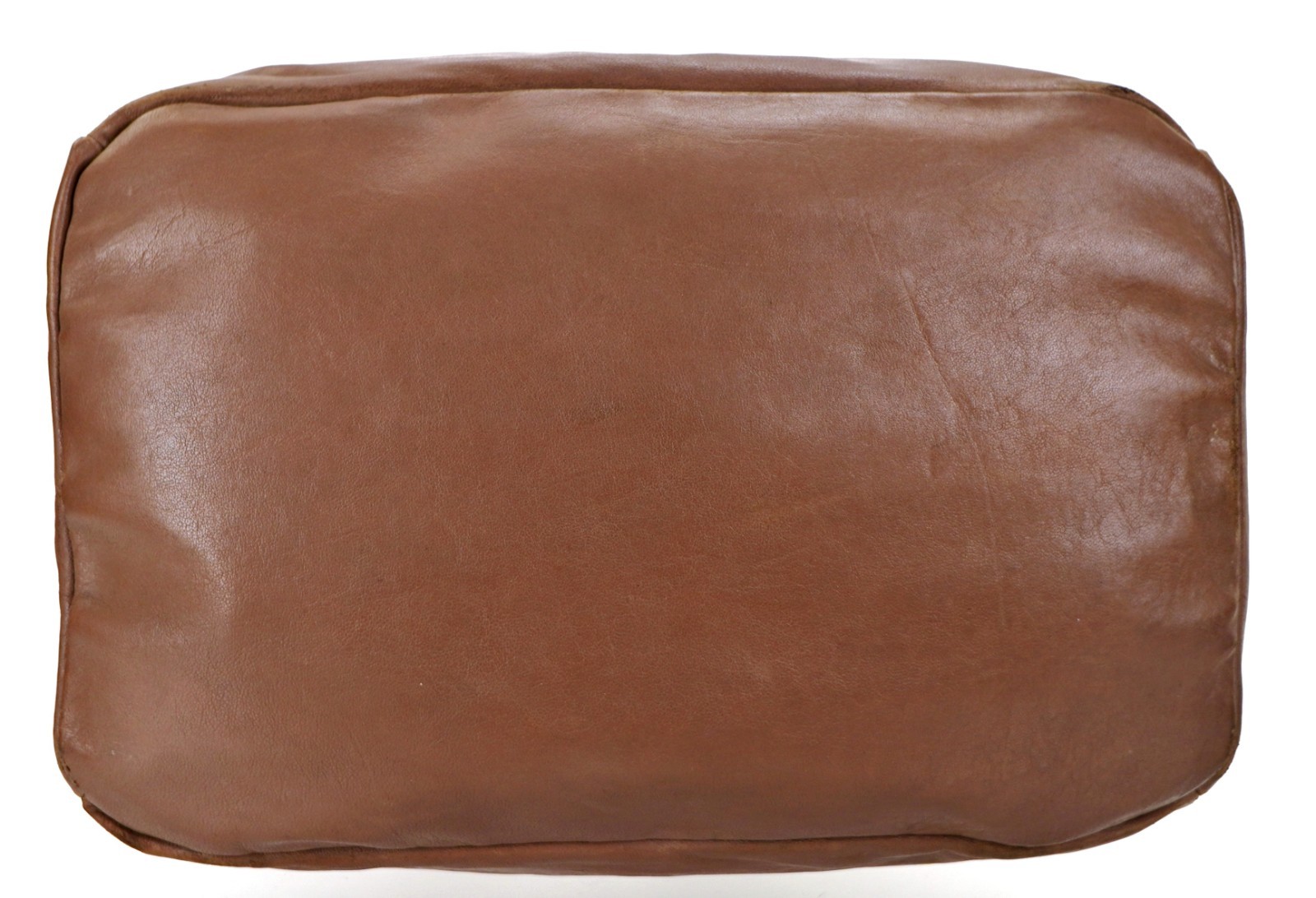 Authentic CELINE Brown Leather Square Shoulder Bo… - image 8