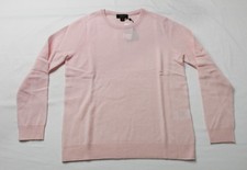 Charter Club Women's Petite 100 Cashmere Table Crewneck Sweater CD4 Pink Medium