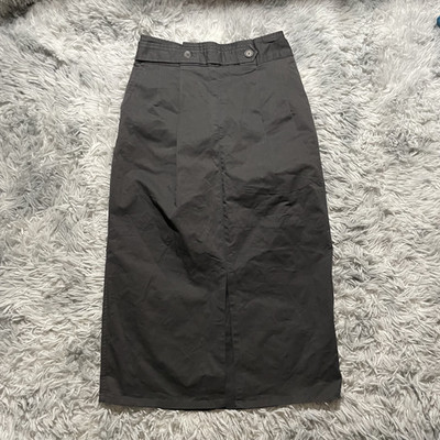 Mui Gray Midi Skirt Women's M Cargo Style Korean