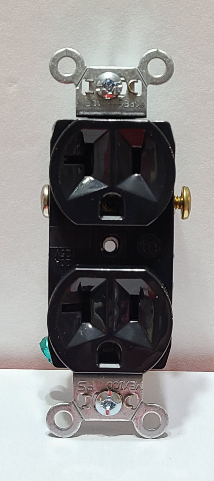 Pass & Seymour CR20-BK Black Commercial Grade Duplex Outlet 20A 125V BOX OF 10