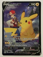 Pikachu V TG16/TG30 Swsh11: Lost Origin Trainer Gallery Holo for