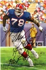 Goal Line Art Card signed by Bruce Smith with HOF 09