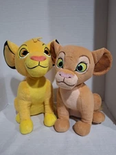 Disney The Lion King Simba 12 Inch And Nala 10 Inch Plush