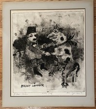 Thomas Tom Egerman &ldquo;Bruckner Landler&rdquo; Pencil Signed Artist Proof 17.75&rdquo; x 20&rdquo; 