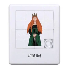'Red-Haired Medieval Warrior' Sliding Puzzle (PZ00033347)