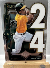Panini Select Numbers Rickey Henderson #12 Oakland Athletics 2025 Baseball MLB