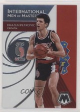 2019-20 Panini Mosaic International Men of Mastery Drazen Petrovic #16 HOF 02gp