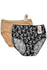 Jockey Women's 2-pack No Panty Line Promise Full Brief Panties Basic