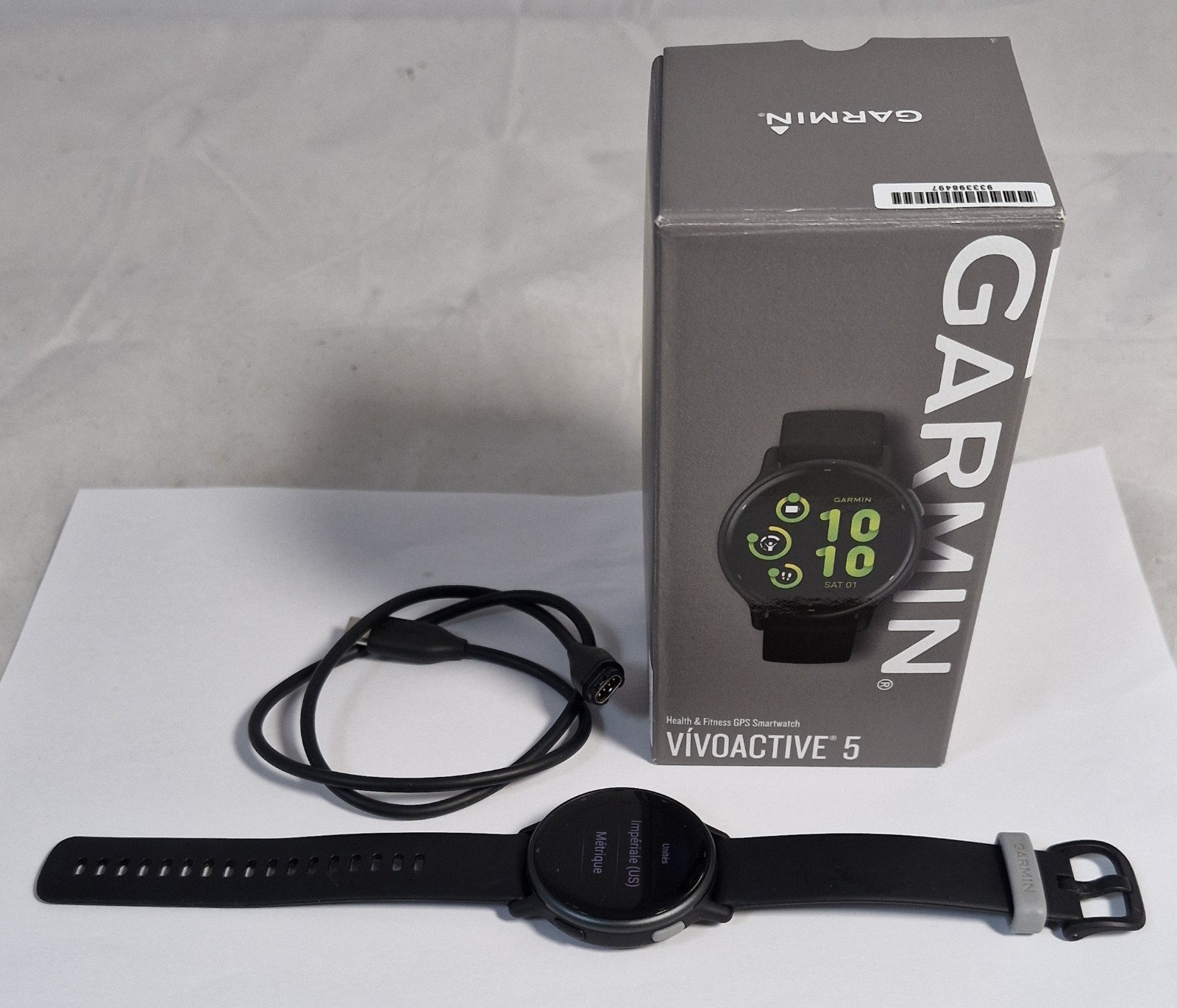 Smartwatch GPS Garmin Vivoactive 5 salute e fitness - AMOLED - 42 mm - (nero)