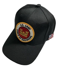 U.S. ARMY - CORPS OF ENGINEERS Military Ball Cap - BLACK