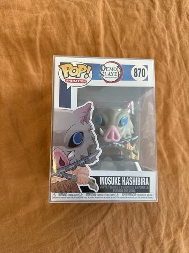 Funko Pop! Vinyl: Demon Slayer Inosuke Hashibira #870 with Box Protector MINT