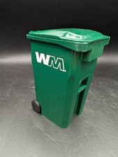 Waste management trash bin cascade recycle yard waste mini replica can garbage