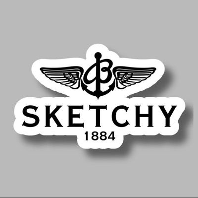 Sketchy Dudes Stickers-Watches Of Espionage-Large And Small Sizes