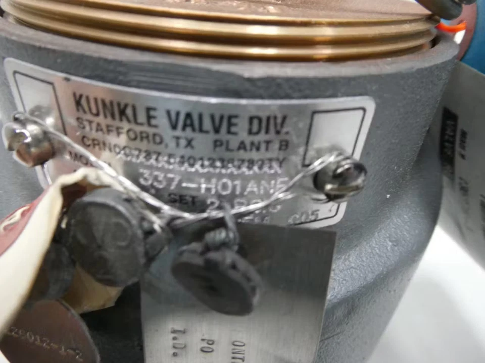 Kunkle 337-H01ANE 0337-H01ANE0002 Iron Relief Valve 338scfm 2psi 2in Npt - Image 4 of 4
