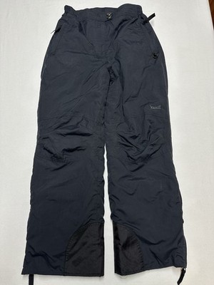 Marker Womens Snow Ski Board Pants Size 6 Black Insulated Snap Zip