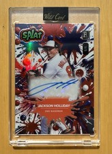 2024 Jackson Holliday Auto - 1/1 Rookie Wild Card Splat