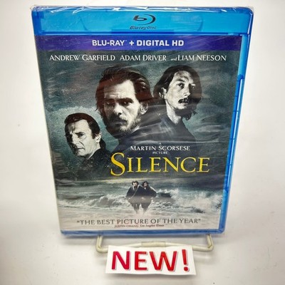 Silence Blu-ray 2016 Digital HD Martin Scorsese Andrew Garfield Liam Neeson