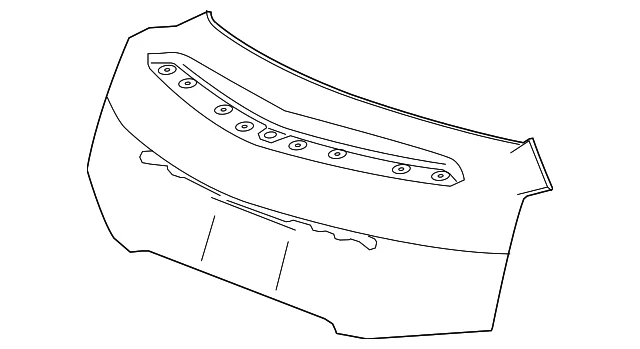 Genuine GM Trunk Lid 23207927 — 第 2/3 张图片