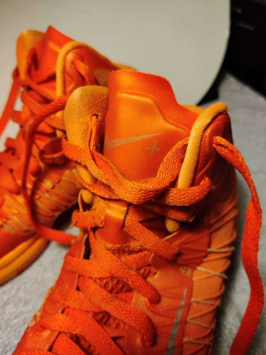 Nike hyperdunk Plus 2012 Team Orange 524948-800 Size 8 | eBay