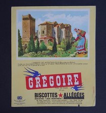 Blotter Biscottes GREGOIRE Abbaye de Montmajour Bouches-du-Rhône Blotter Löscher