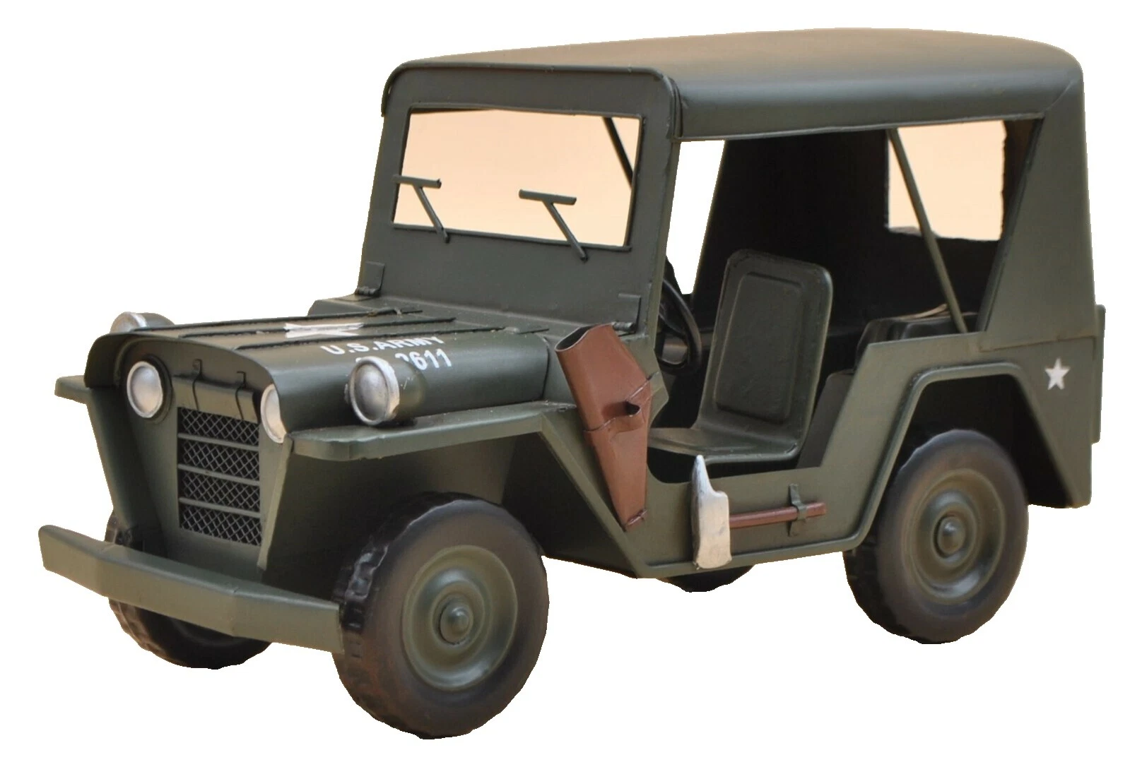Tin Jeep Vintage Manufacture Diecast Cars, Trucks & Vans