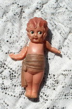 Vintage 7" Flapper Kewpie Doll, 1950's Japan Celluloid needs Plenty of TLC
