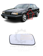 NEW FOR VOLVO 850 1991-1997 WING MIRROR GLASS HEATED WITH FRAME LEFT N/S