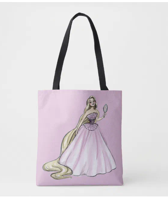 Disney's Stylish Rapunzel Medium Sized Tote Bag