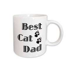3dRose Best cat dad Mug