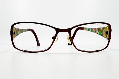 You s Eyeworks Mod.782 Col.21 Eyeglasses Frames Womens Full Rim Red 52-16  15192