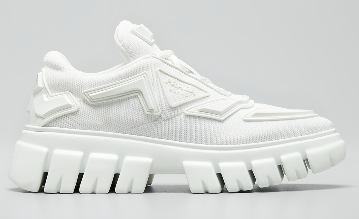 PRADA ホワイト レインシューズ35 新品未使用　定価10万円　最終値下げ PRADA ホワイト レインシューズ35 新品未使用 定価10 最終値下げ